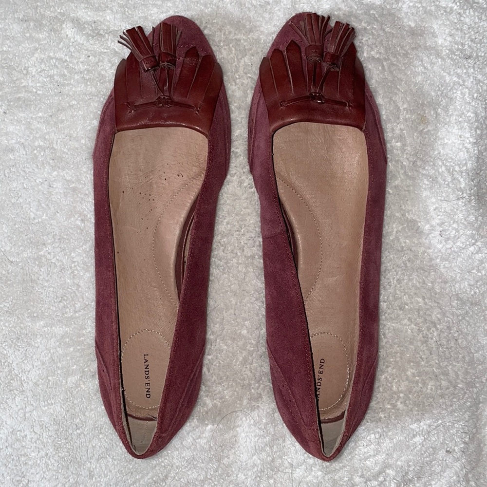 Women’s Lands End loafer pointed toe size 9